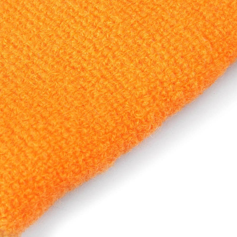 Mallofusa 10 Pack Colorful Sports Basketball Football Absorbent Wristband Party Outdoor Activity (Orange) - Image 2